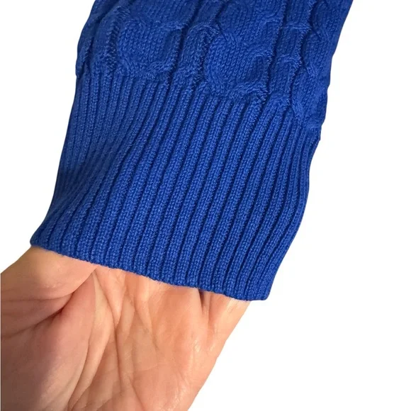 NWT BEAUTIFUL Royal Blue Turtleneck Sweater XLARGE #T - Picture 4 of 11